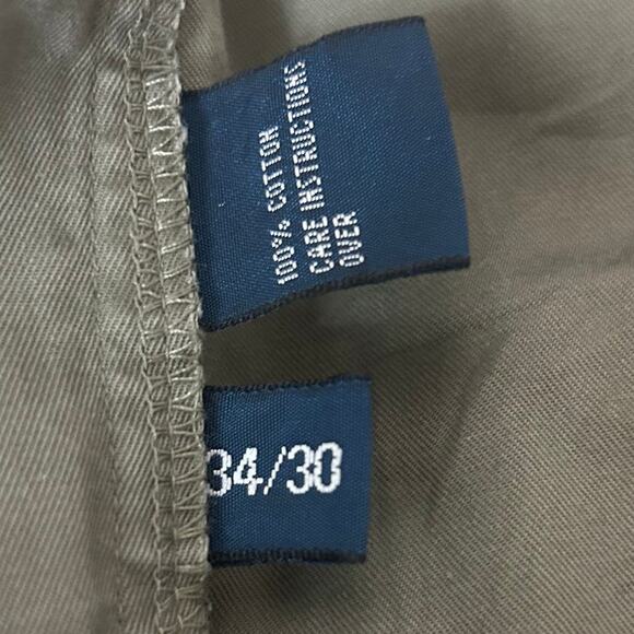 Polo Ralph Lauren Pants Green Prospect 100% Cotton Straight Chino 34x30 - Picture 5 of 12